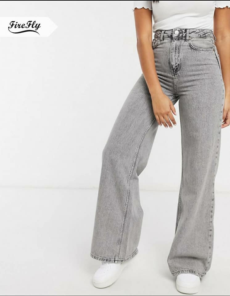 Wide leg Jeans_High Rise - Image 3
