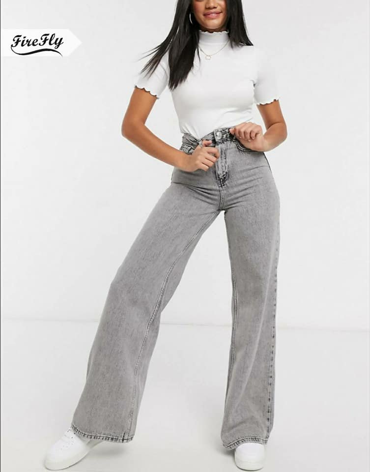 Wide leg Jeans_High Rise